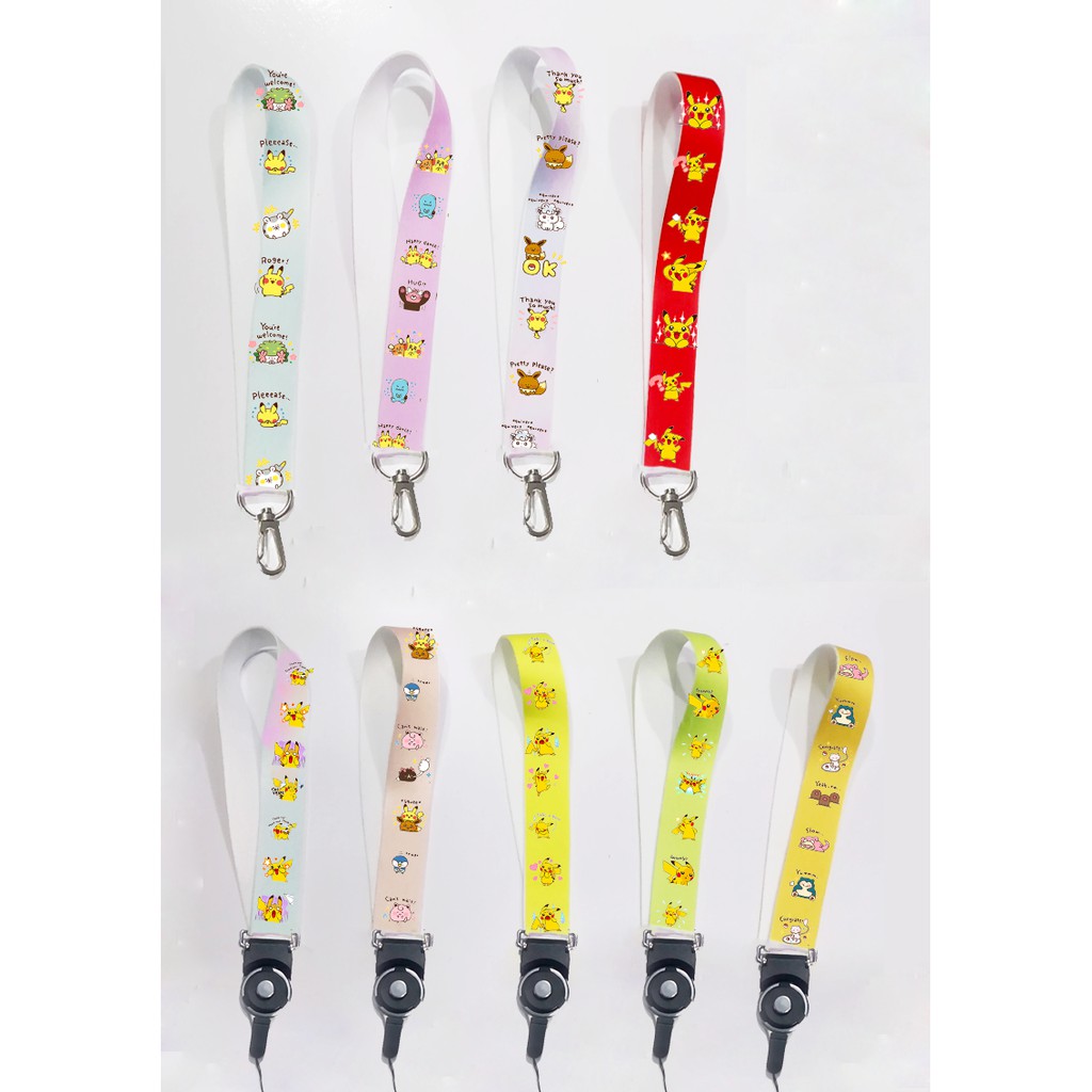 dây strap chuột vàng STI5 hoạt hình dây treo thẻ name tag ngắn cute dễ thương 15cm