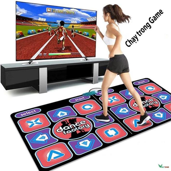 Thảm nhảy audition kết nối tivi - bản quốc tế tiếng anh, full bộ thảm + 2 remote không dây-DC4037