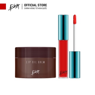 Combo Bbia Basic For Lip gồm 1 Son Dưỡng Bbia Lip Oil Balm 10g Và Son Kem Lì Bbia Velvet Lip Tint Màu Hot 5g
