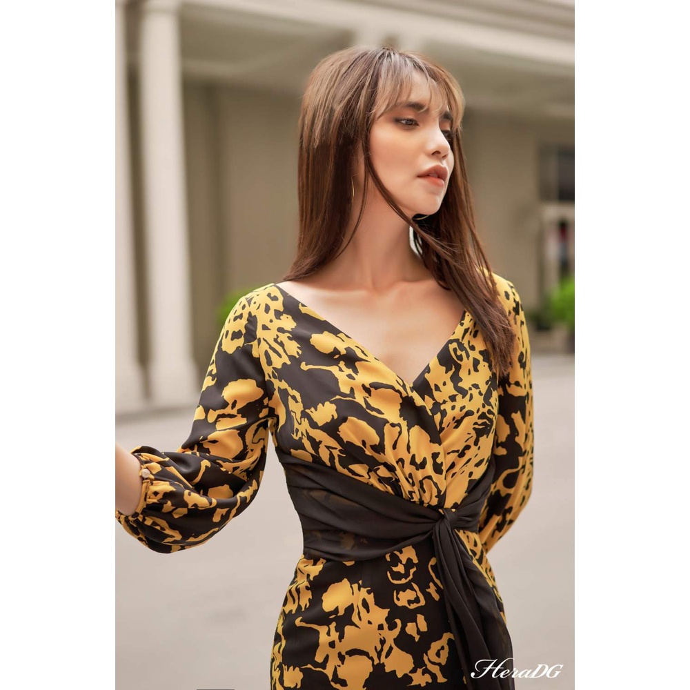 Đầm lụa thắt eo HeraDG - SDP20037