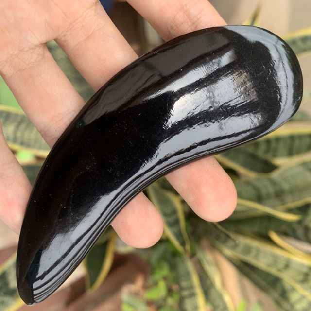 Cạo gió dẹp - THẺ ĐIỆN CHẨN BẰNG SỪNG -  chữa bệnh qua da trên vùng mặt và toàn thân HAHANCO MH829