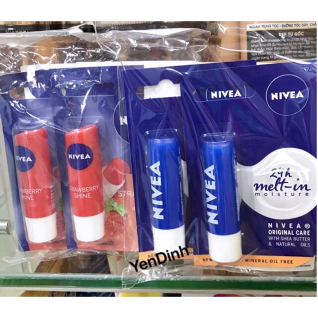 Son Dưỡng Ẩm Môi Hương Cherry Shine Nivea (4.8g)