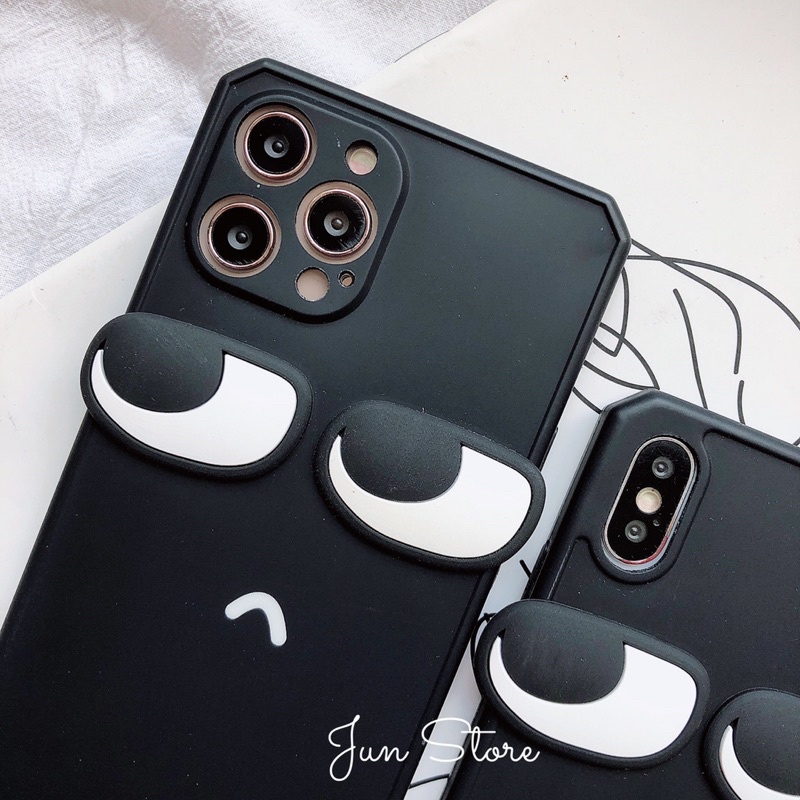 Ốp lưng Iphone silicon siêu bền hình đôi mắt cá tính