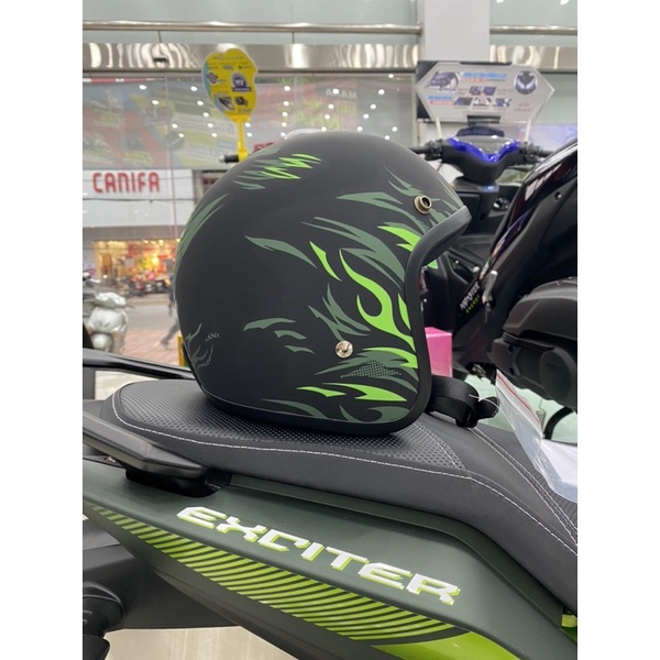 MŨ BẢO HIỂM JET PHIÊN BẢN RIDE AS THE KING CHÍNH HÃNG