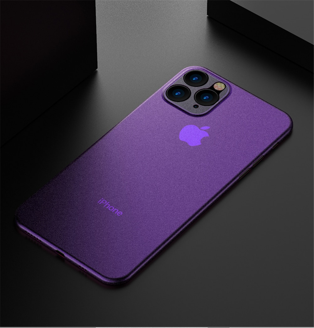 Ốp điện thoại bề mặt nhám trong suốt nhiều màu sắc tùy chọn cho iPhone 12 Pro Max 11 12 Mini Pro Max