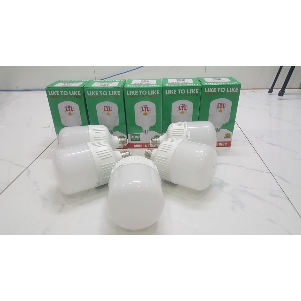 Bóng đèn led 5w, 10w, 20w, 30w Like to Like - Tiết kiệm điện năng