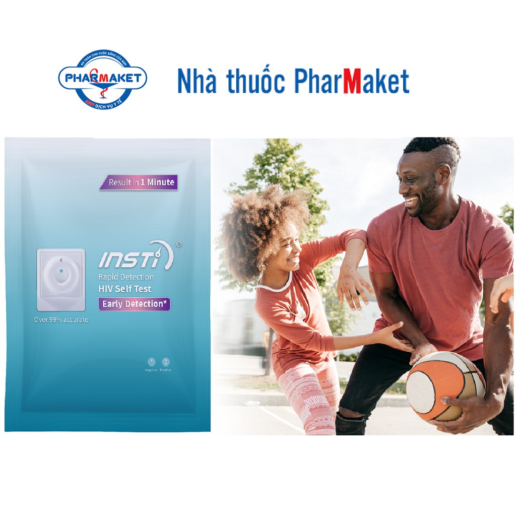 Bộ dụng cụ xét nghiệm HIV tại nhà “Insti HIV Self Test” ✅ FREESHIP ✅ chỉ 1 giọt máu 1 phút, chủ động, an toàn, riêng tư