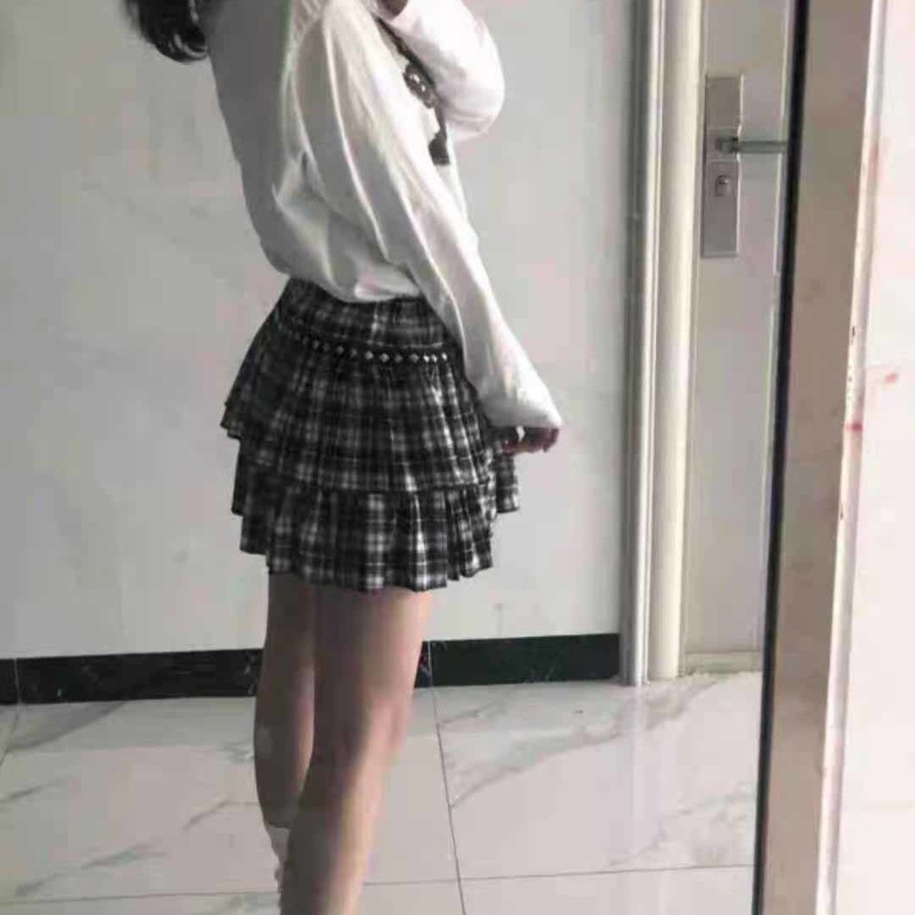 Bộ Áo Váy Xếp Ly Lưng Cao Mềm Mại Y2k Hợp Thời Trang Cho Bé Gái