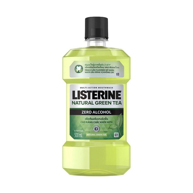 Nước súc miệng Listerine trà xanh 500ml