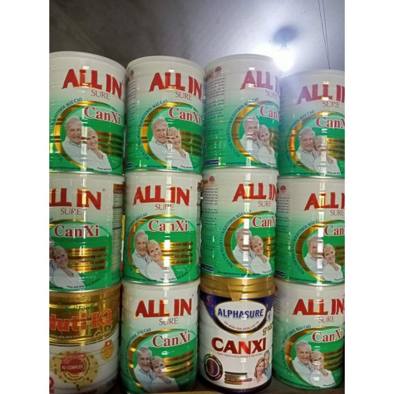 Sữa canxi All In Sure 900g ngừa loãng xương, tiểu đường