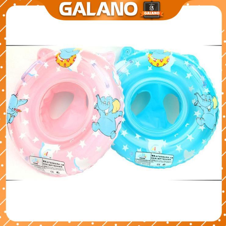 Phao Bơi Cho Bé GALANO Phao Bơi Trẻ Em Xỏ Chân Chống Lật An Toàn Bơi Lội Họa Tiết Voi SS-001266