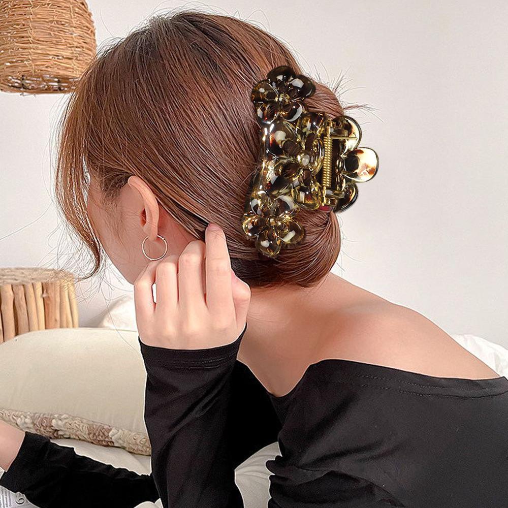 Kẹp Tóc Càng Cua Bằng Acrylic Phong Cách Hàn Quốc Cho Nữ