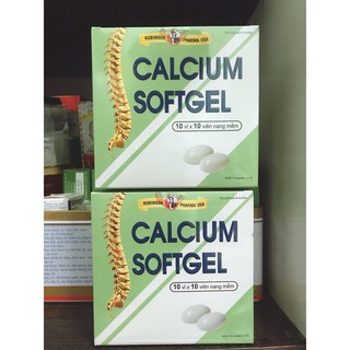Calcium softgel hộp 100 viên
