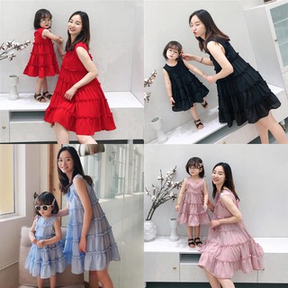 váy mẹ con siêu hot