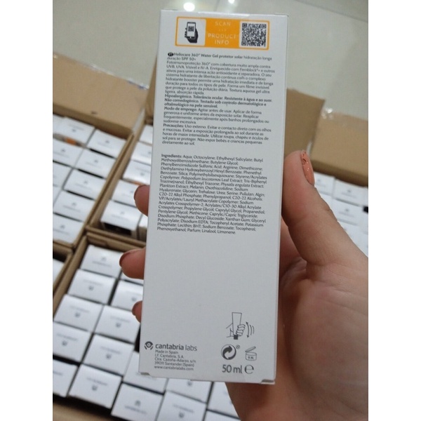 Gel chống nắng Helio_care 360 Water Gel SPF 50ml