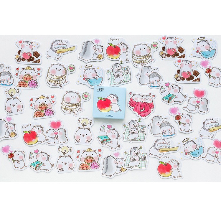 Bộ Sticker / Hình dán Bé Sóc Xinh Xắn (45 Hình)