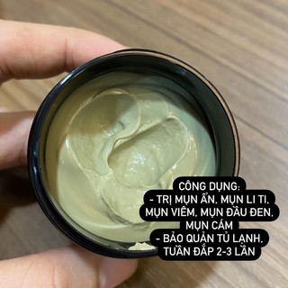 Mặt nạ trà xanh handmade