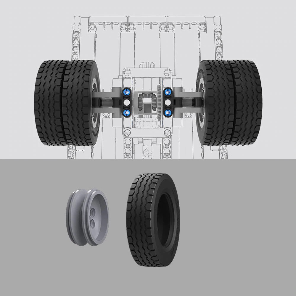 Xe tải lego lắp ráp MITU Building Block Xiaomi