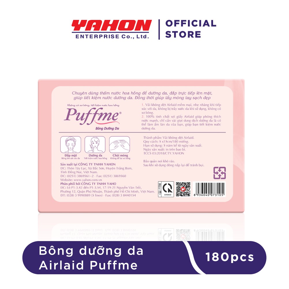 Combo 5 Hộp Bông Dưỡng Da Puffme (180 miếng x 5  )-Tặng 1 Hộp Bông Puffme 5 Lớp 5in1 Cao Cấp 80 Miếng