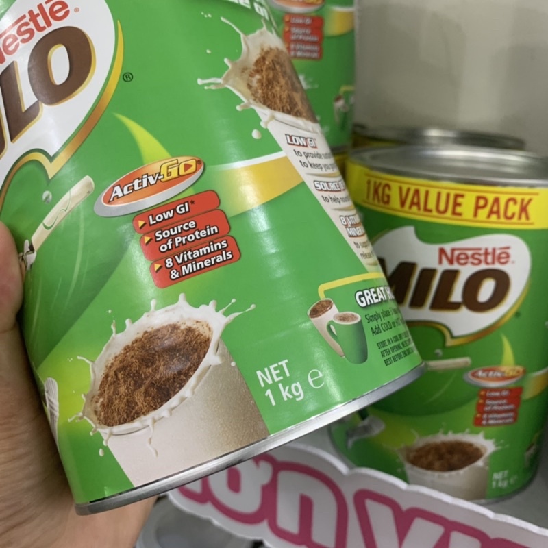 Sữa MILO ÚC 1KG Chính Hãng Nestlé Từ Australia Date 2022
