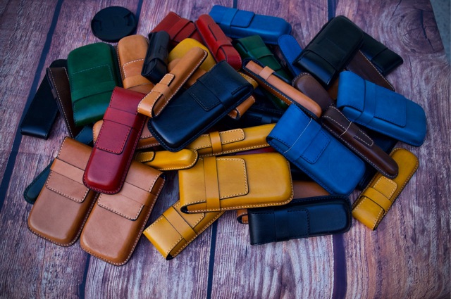 Bao Bút máy nhiều màu - Handmade Leather