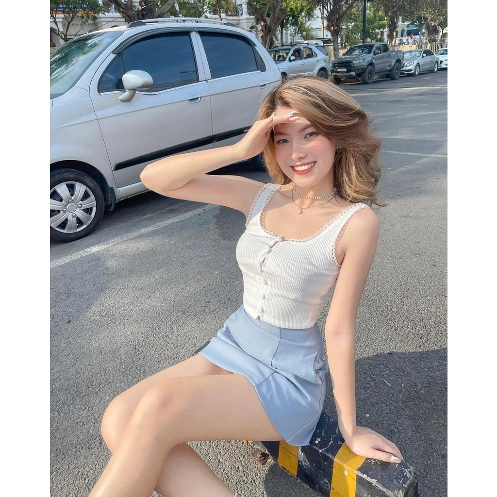 Chân váy chữ A phong cách công sở thanh lịch 054 FIORI STORE