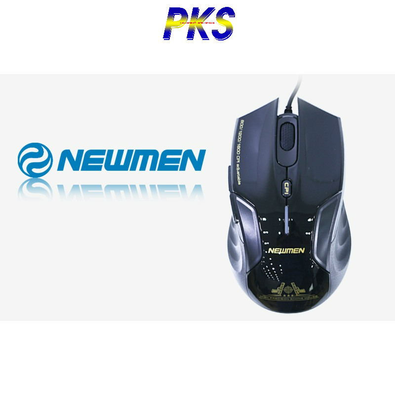 Chuột Dây Quang Gaming NEWMEN G7 Plus Đen