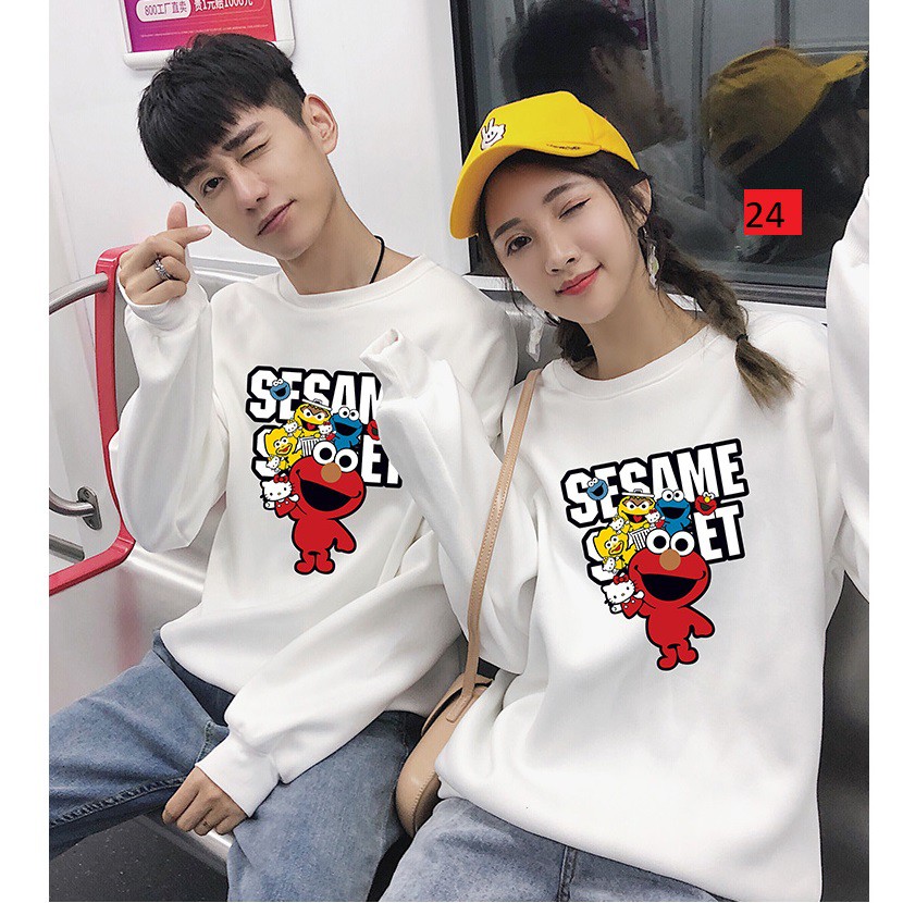 Áo thun nam nữ, áo cặp tay dài vải coton dày dặn, mềm mịn, co dãn thoáng mát,áo đôi cool ngầu dreamstore9699 KV24