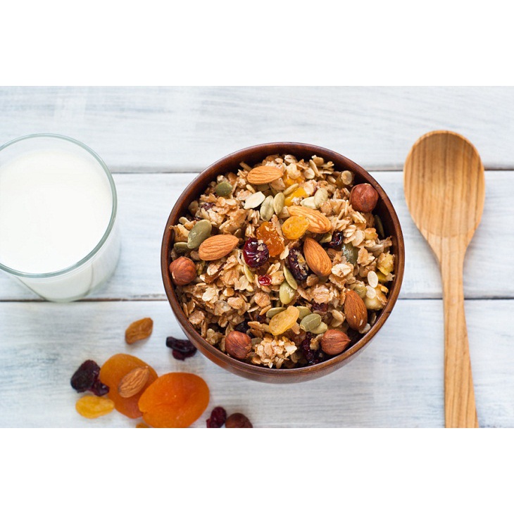 Granola Ngũ Cốc Ăn Kiêng Siêu Hạt - Giảm Cân, Ăn Vặt, Bữa Phụ Tiện Lợi