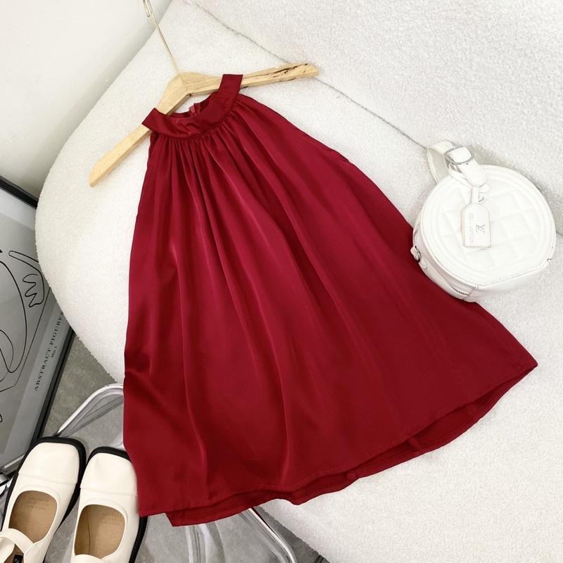ÁO ĐỎ CỔ YẾM (về thêm trắng, đen)