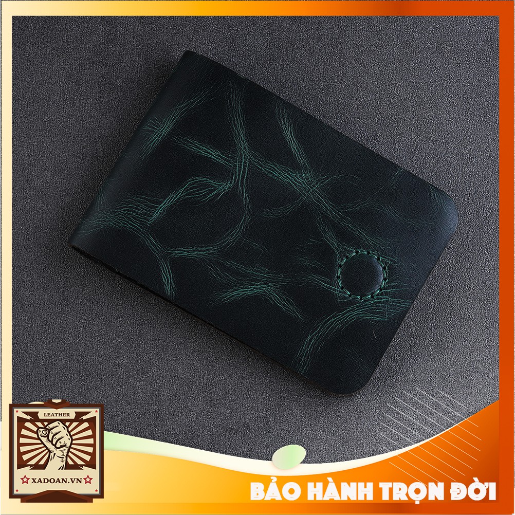 Ví sen da bò thật 100% thiết kế tinh tế theo phong cách tối giản