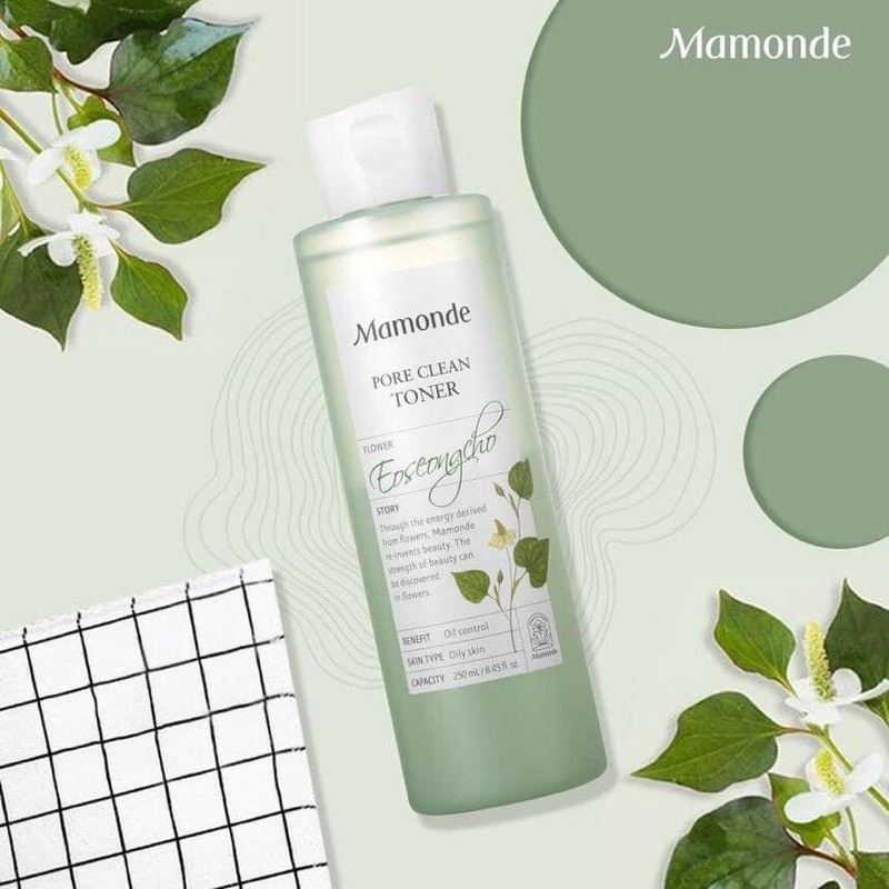 Toner Mamonde Pore Clean Toner diếp cá cho da dầu 250ml