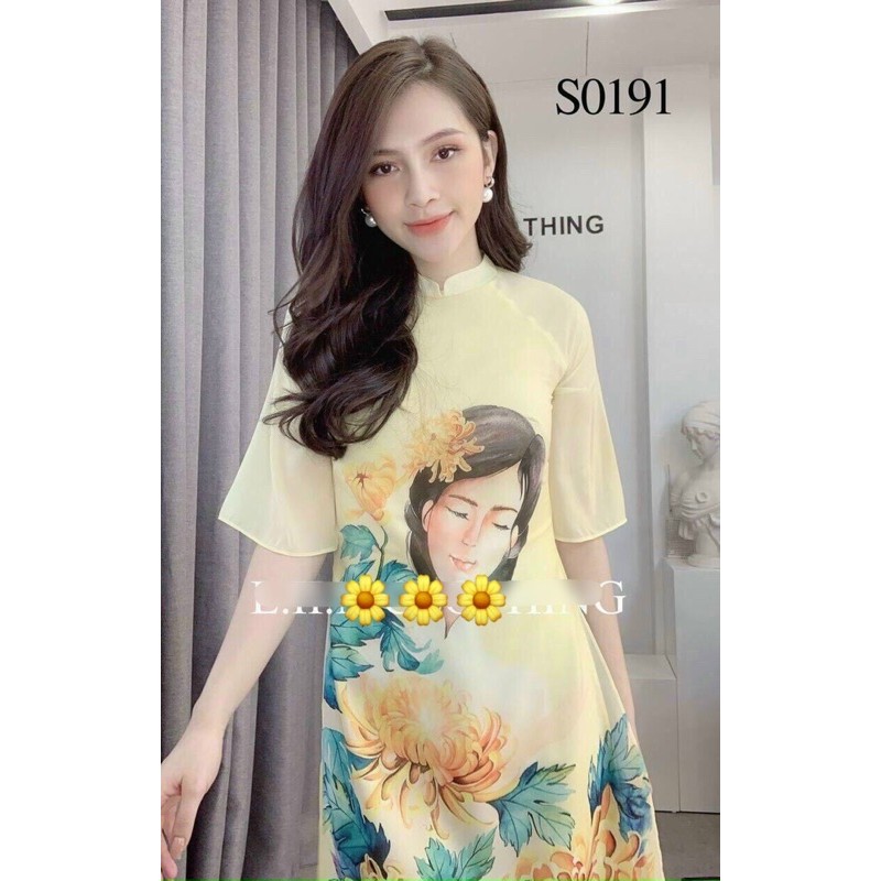 Vải tơ óng để may áo dài cách tân