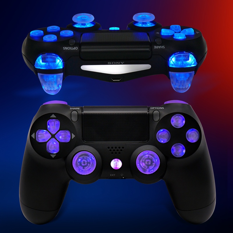 Bộ Đèn LED 8 Màu Gắn Nút Bấm Dùng Để Chơi Game