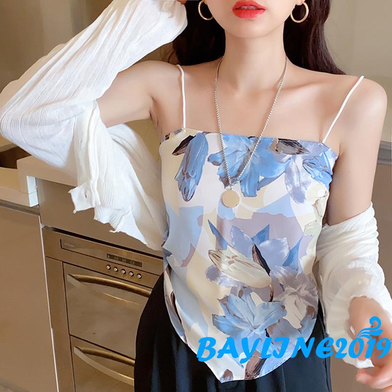 Áo Nữ Không Tay Họa Tiết Hoa Thời Trang Quyến Rũ