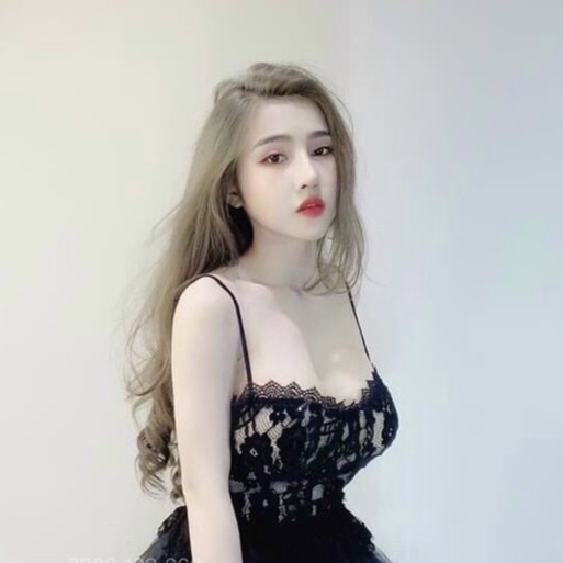 Áo ren, hai dây, dây dan lưng, lai bèo, mặc đi chơi Yuri