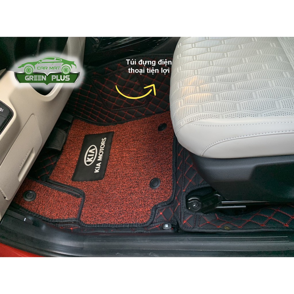 Thảm lót sàn ô tô 6D Kia Seltos 2020-2023 chống nước, không mùi, phủ kín 90% sàn xe