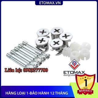 [Hàng loại 1-Bảo hành 12 tháng] Bộ 50 chốt ốc cam ( ETOMAX )