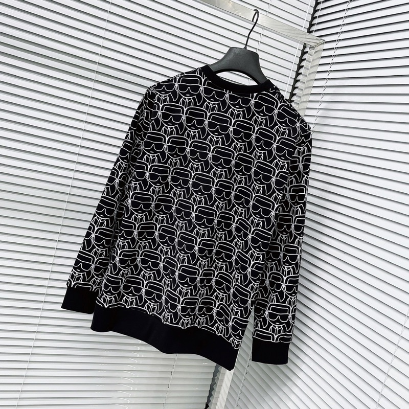 Áo nỉ sweater nam nữ dập hoạ tiết hình búp bê mặt nạ đeo kính quanh áo bo chun ống dày dặn AN03P