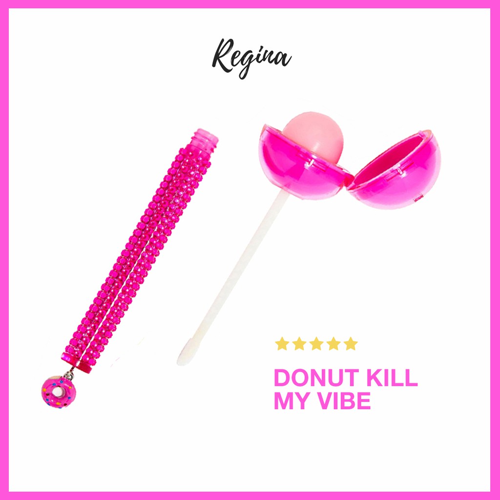 [CÓ SẴN - CHÍNH HÃNG] Son 2 trong 1 { Bóng + Dưỡng } DONUT KILL MY VIBE | Glossy Pops