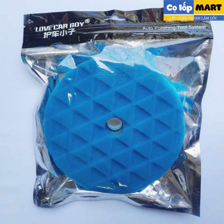 Phớt đánh bóng 5inch LCB, phớt mút đánh bóng hiệu chỉnh sơn xe ô tô, lắp cho máy đánh bóng xóa xước kết hợp xi đánh bóng