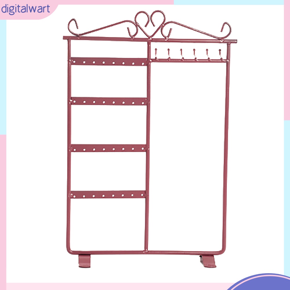 Giá sắt trưng bày trang sức 32 lỗ và 6 móc tiện lợi