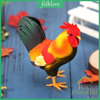 Mô Hình Gà Trống Giả Trang Trí Nhà Cửa