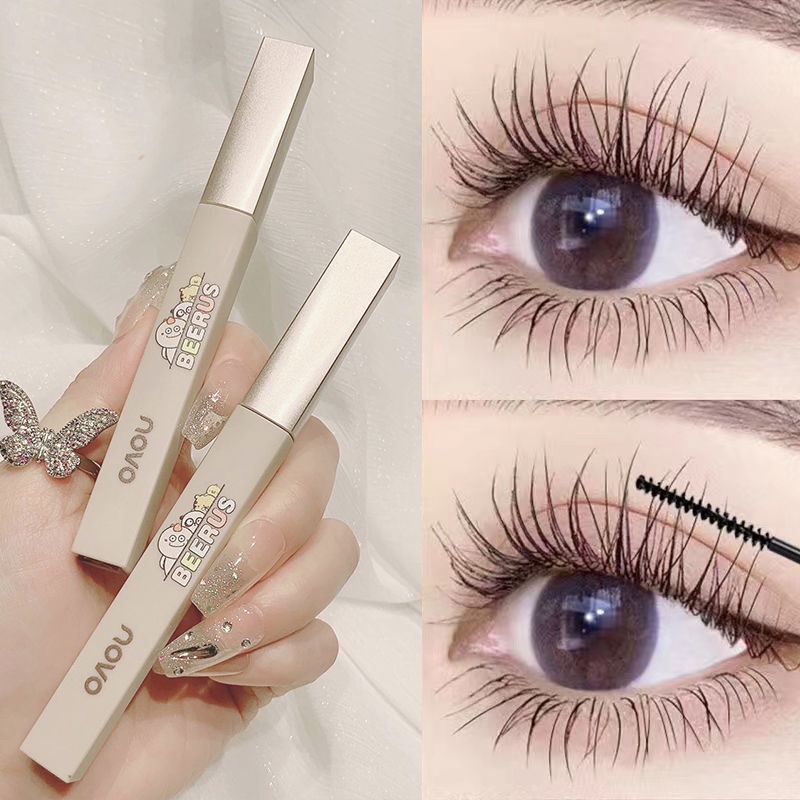 Mascara NOVO Birus Kháng Nước Lâu Trôi Đầu Cọ Mảnh Trong Suốt 2 Màu Lựa Chọn