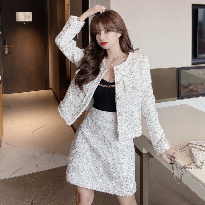 Set dạ tweed