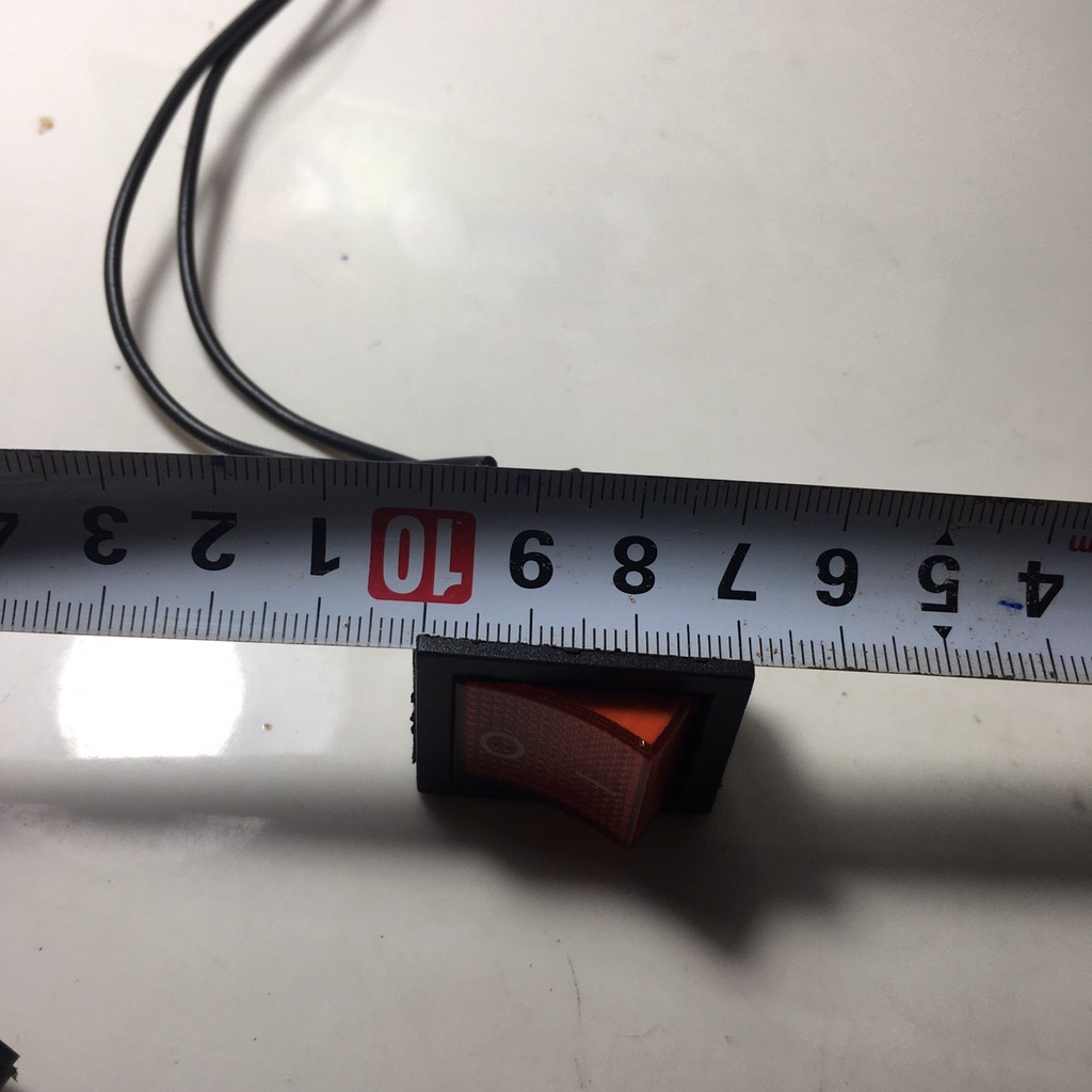 Công tắc bập bênh 250V 16A 2 chân hàn dây sẵn