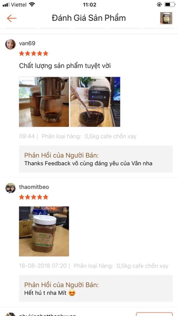 Cafe chồn đã rang