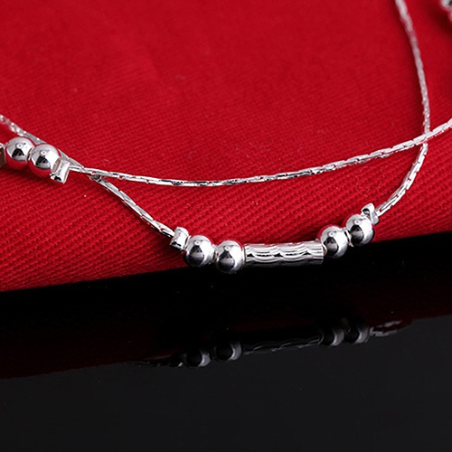 Vòng đeo tay bằng hợp kim phối hạt giản dị thời trang cho nữ