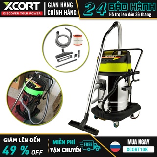 [CỰC KHỎE] Máy hút bụi công nghiệp - Máy hút bụi công nghiệp khô và ướt 80L 3600W
