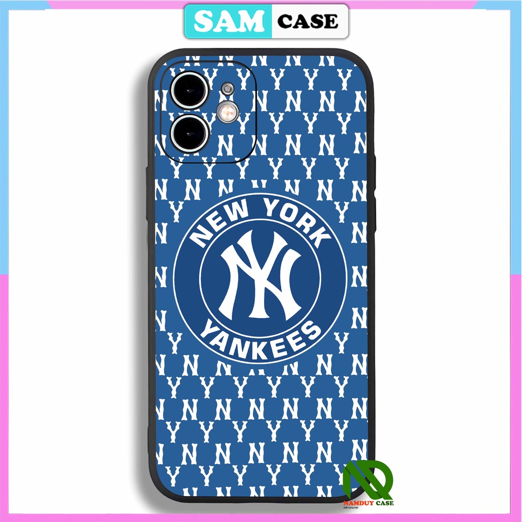 Ốp lưng iPhone 6/6s/7/8/X/XS/11/12/13/14 Pro Plus Max viền vuông chống sốc bảo vệ camera silicon mềm dẻo hình NY Newyork